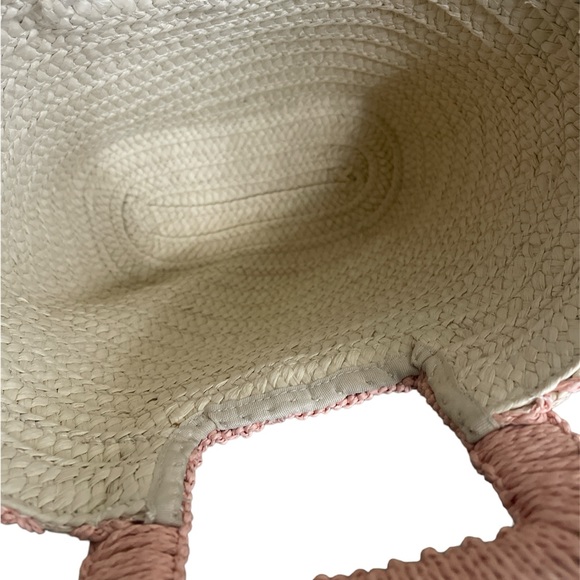 A New Day Pink Straw Purse - Picture 4 of 5